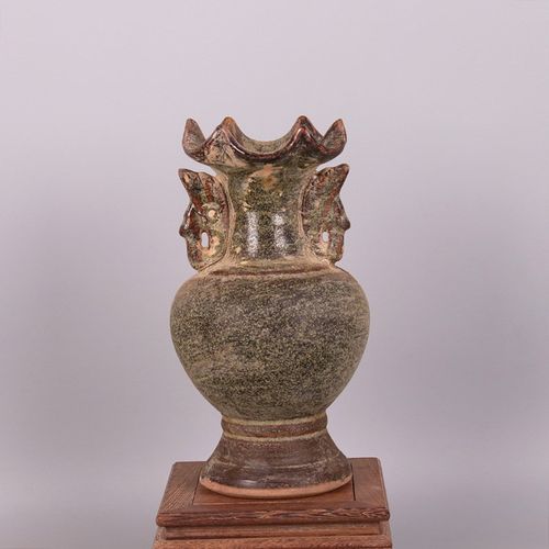 宋花瓶出土越窑瓷器物件墨旧货摆件小件做旧仿古古玩老茶叶收藏品